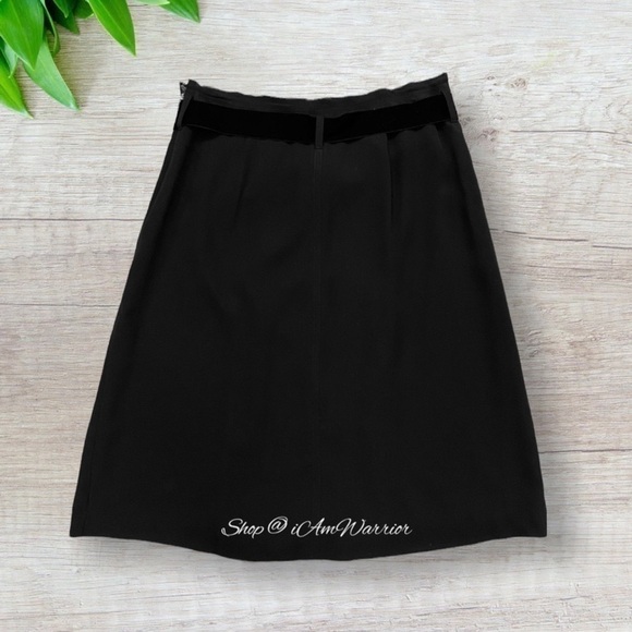 Tory Burch silk pleated skirt with velvet tie belt *shop@iamwarrior - Picture 7 of 10